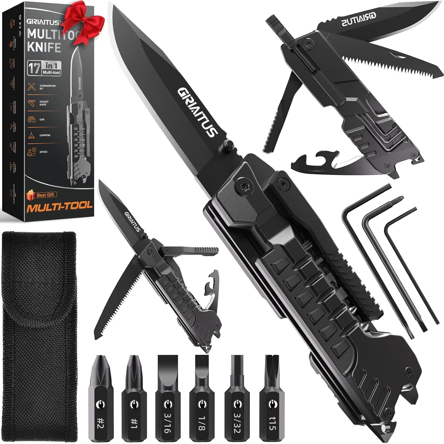 Coltello Multiuso 17in1 Camper: Kit Completo Outdoor