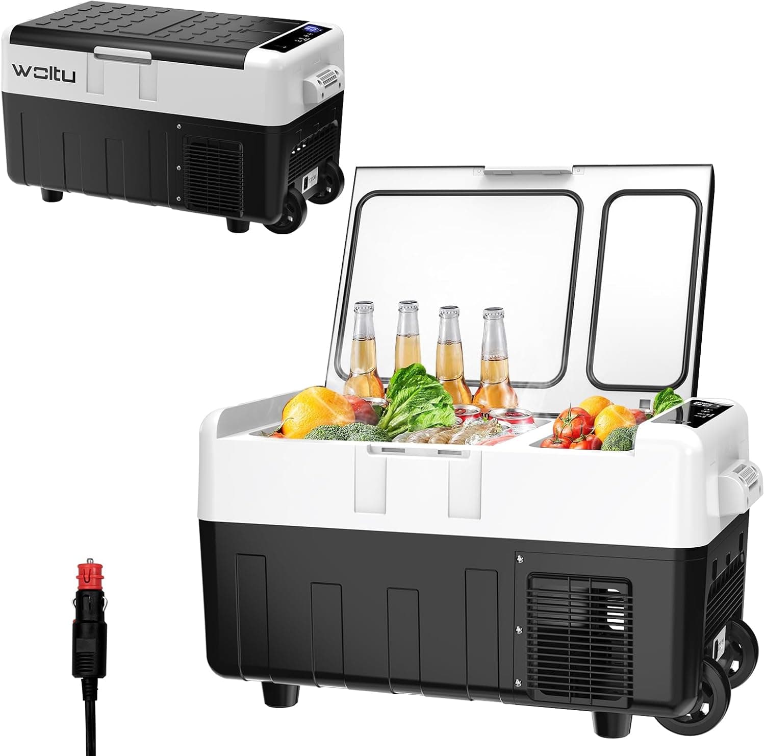 Frigo Portatile Camper: 30L Doppia Zona -22°C a +10°C