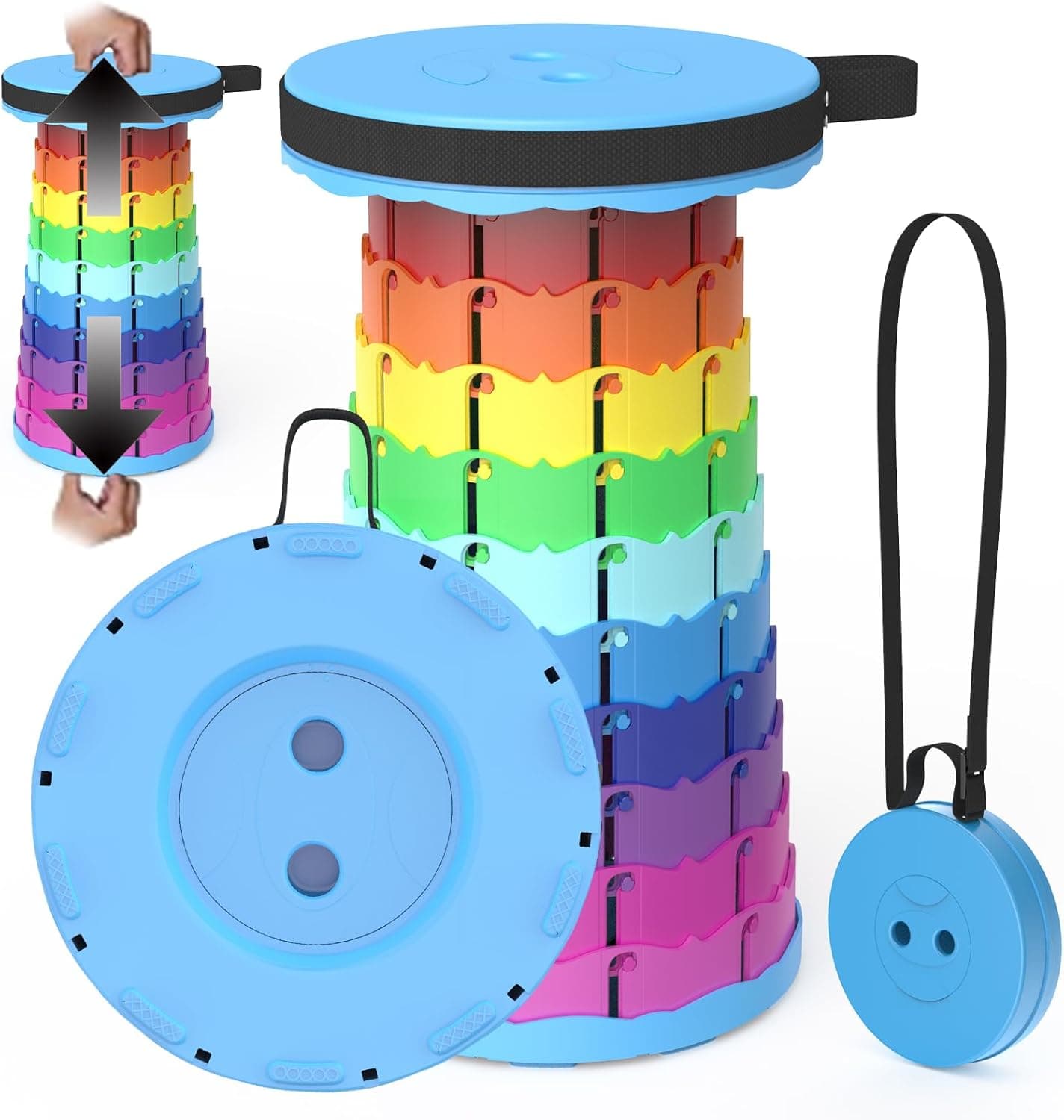 Sgabello Telescopico Camper: Seduta Regolabile Outdoor