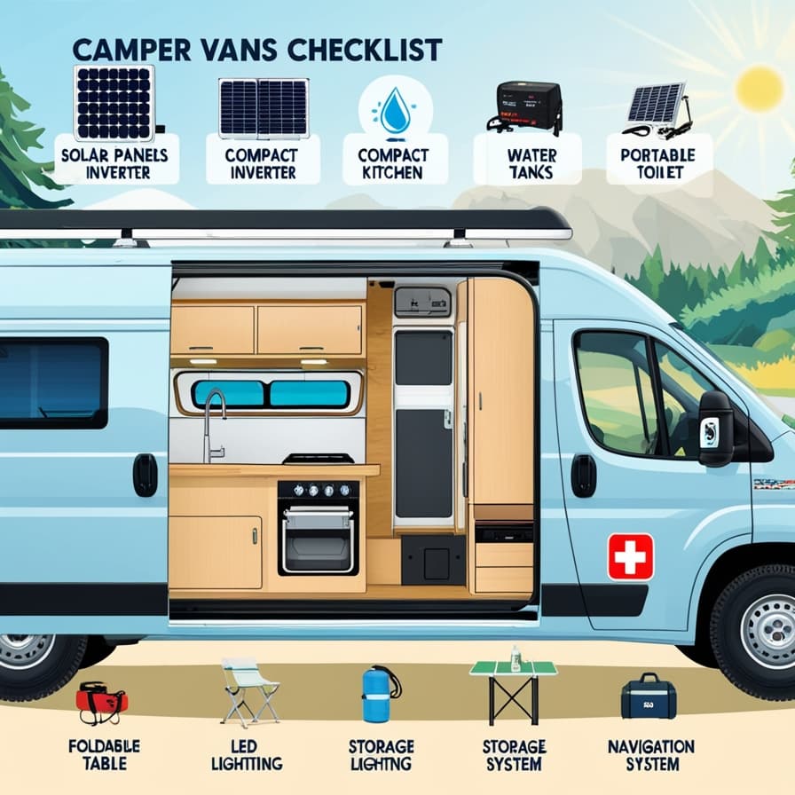 Cosa non deve mai mancare in un camper? Accessori indispensabili per ogni viaggio