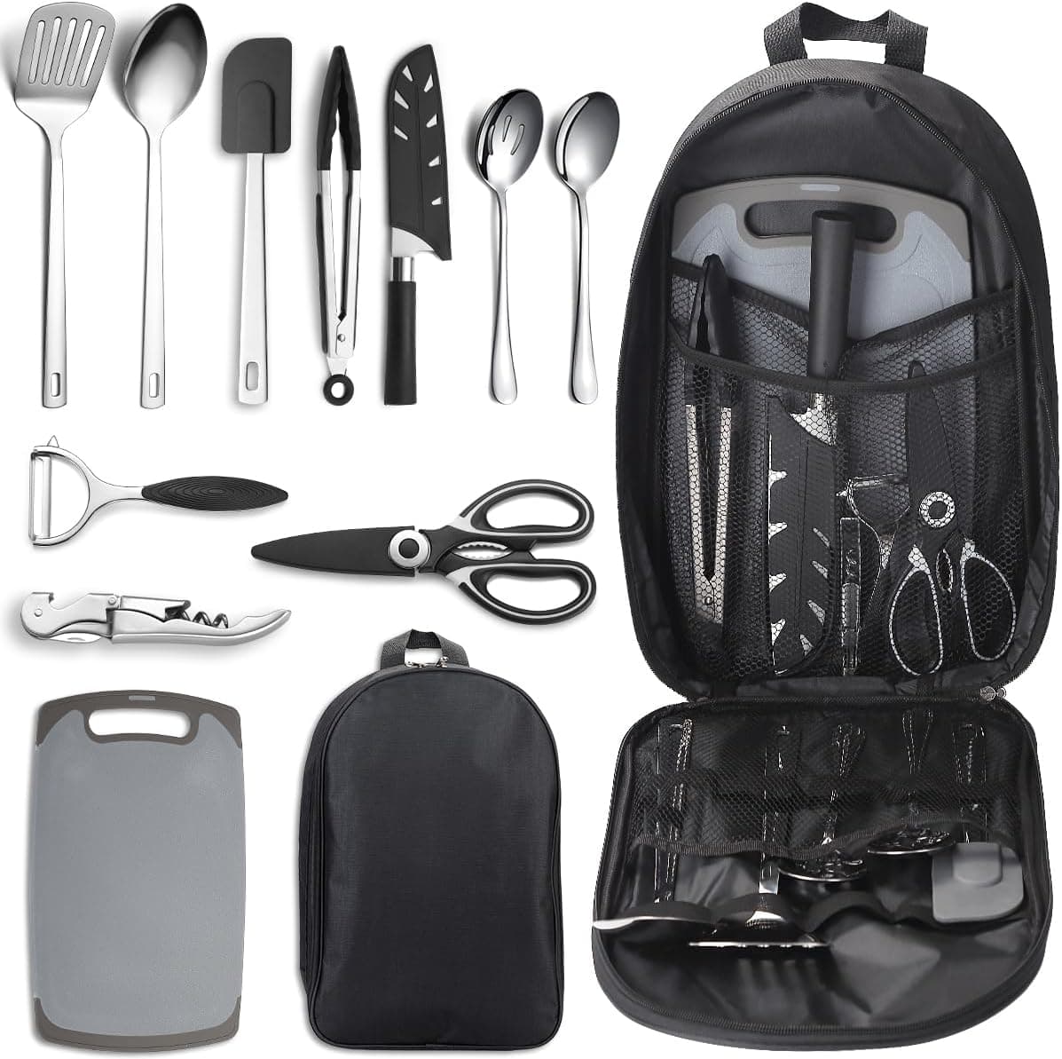 Set Utensili Cucina Camper: Kit Completo Portatile Outdoor