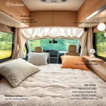 Kit comfort in camper: accessori pensati per migliorare il benessere durante i tuoi viaggi, dalla climatizzazione alla comodità, per un'esperienza di campeggio senza stress.