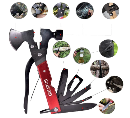 Martello Multifunzione 18 in 1 Multitool: accessorio indispensabile per i camperisti