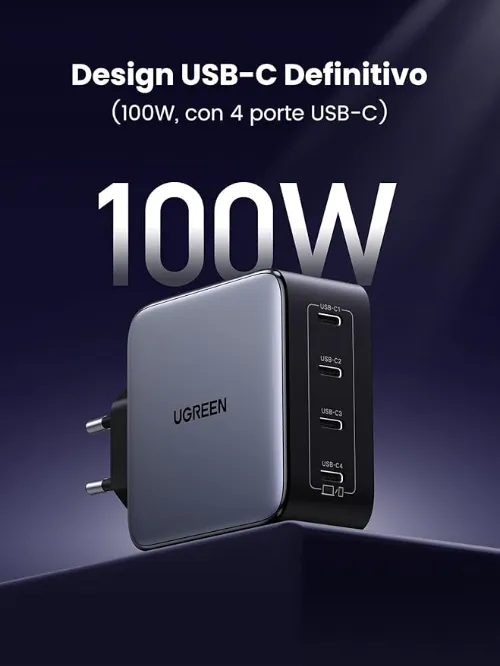 Caricatore 100W USB-C: per camperisti e regali natalizi