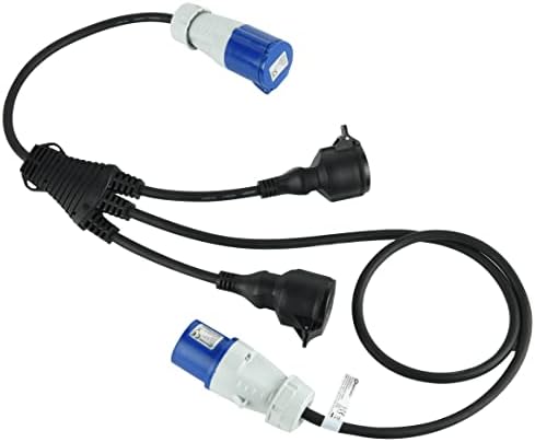 Prolunga 3 Vie per Camper con Prese Schuko e CEE