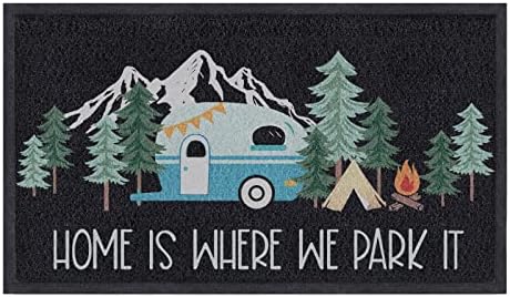 Zerbino camper “Home Is Where We Park It” 40×60 cm